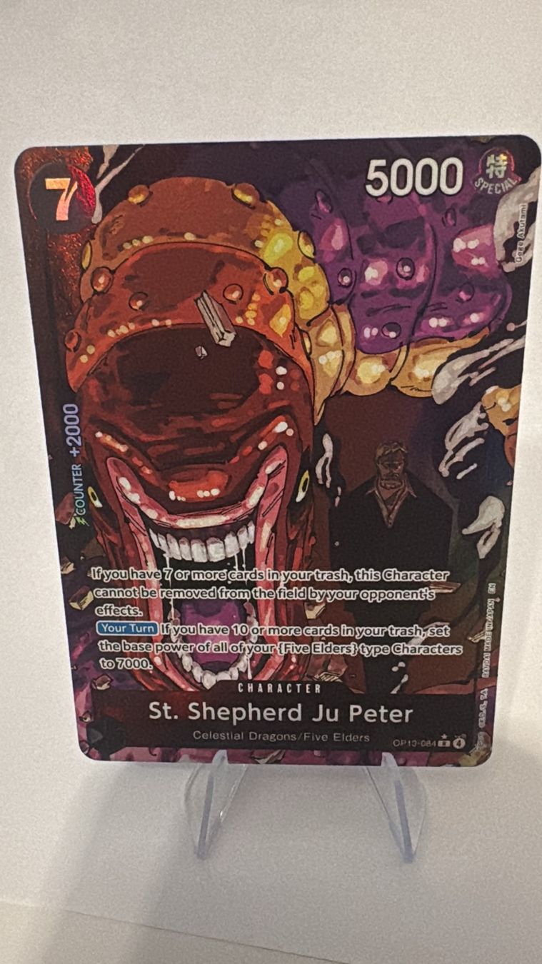 Bandai Carte collezionabili: One Piece TCG - OP13-084 St. Shepherd Ju Peter – Nuovo (secondo la descrizione) da Birsfelden venduto da alex4127