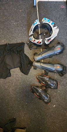 Downhill Schutzbekleidung Set Nackenschutz Knie Ellenbogen
