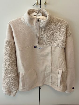 Champion Fleece Pullover Teddy-Optik Gr. S Damen Winter 2...