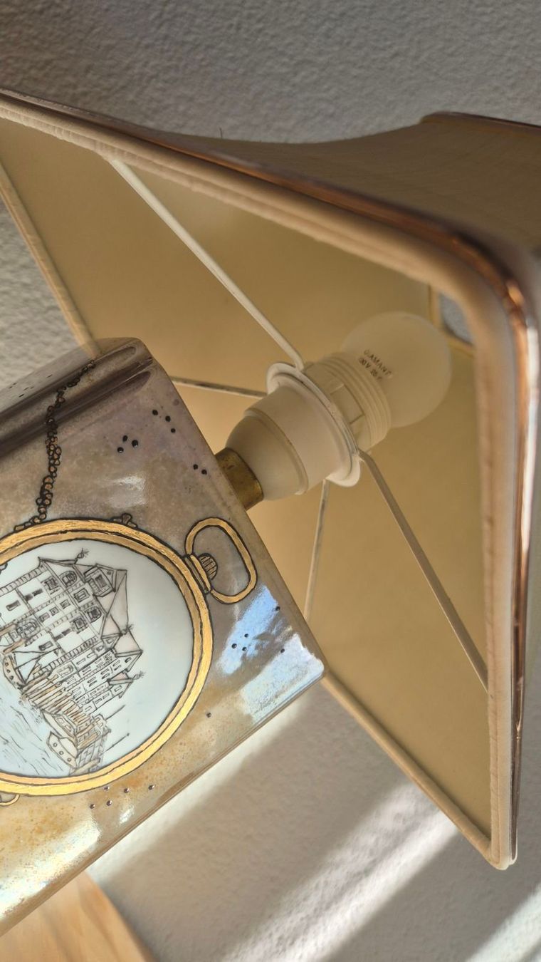 Lampen: Tischlampe handbemalt Kornhaus Rorschach – Gebraucht aus Teufen AR von ShelbyGT500SS 4