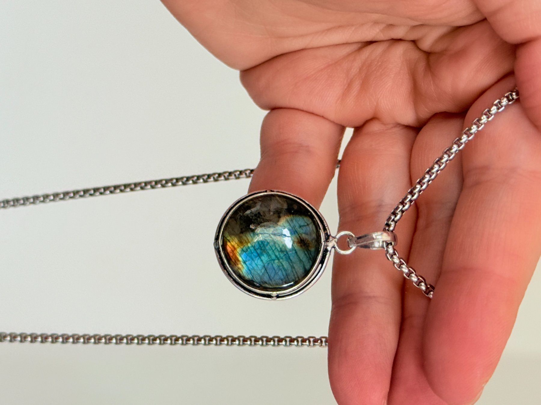 Catenine: Collier avec Labradorite – Nuovo e nell'imballaggio originale da Genève venduto da AWWA 3