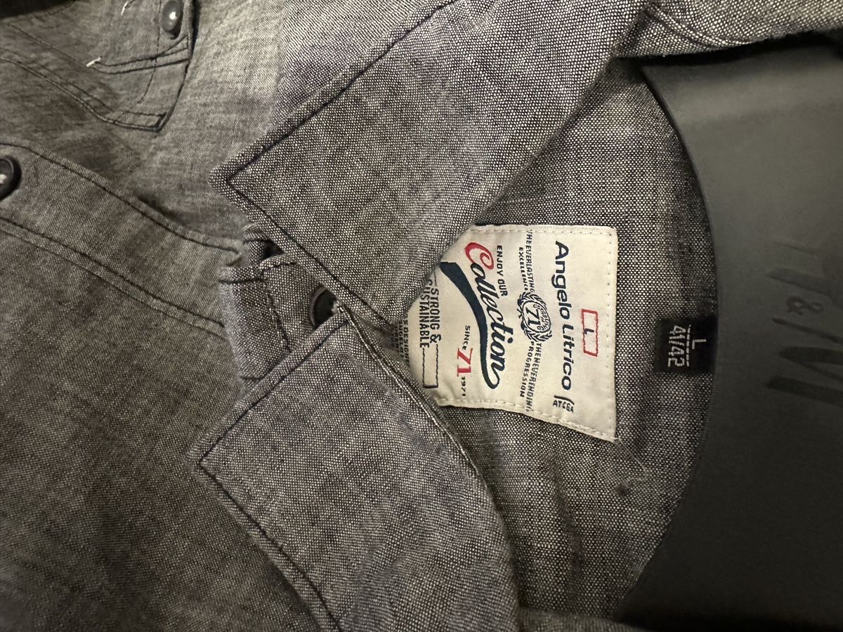 Camicie: Herren Hemd Gr.L von Angelo Litricco – Usato da Pfungen venduto da Outlet64 3