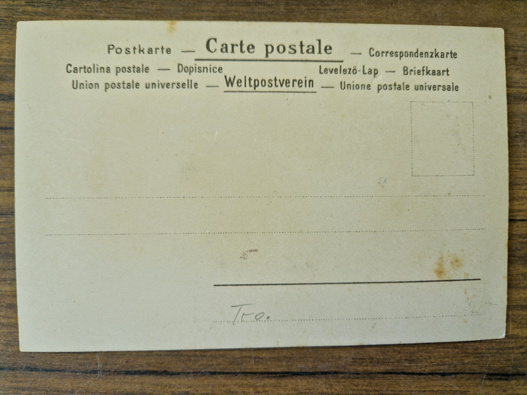 Cartoline postali: antike Ansichtskarte Damit Glitzer – Usato da Mörschwil venduto da antiksalon21 1