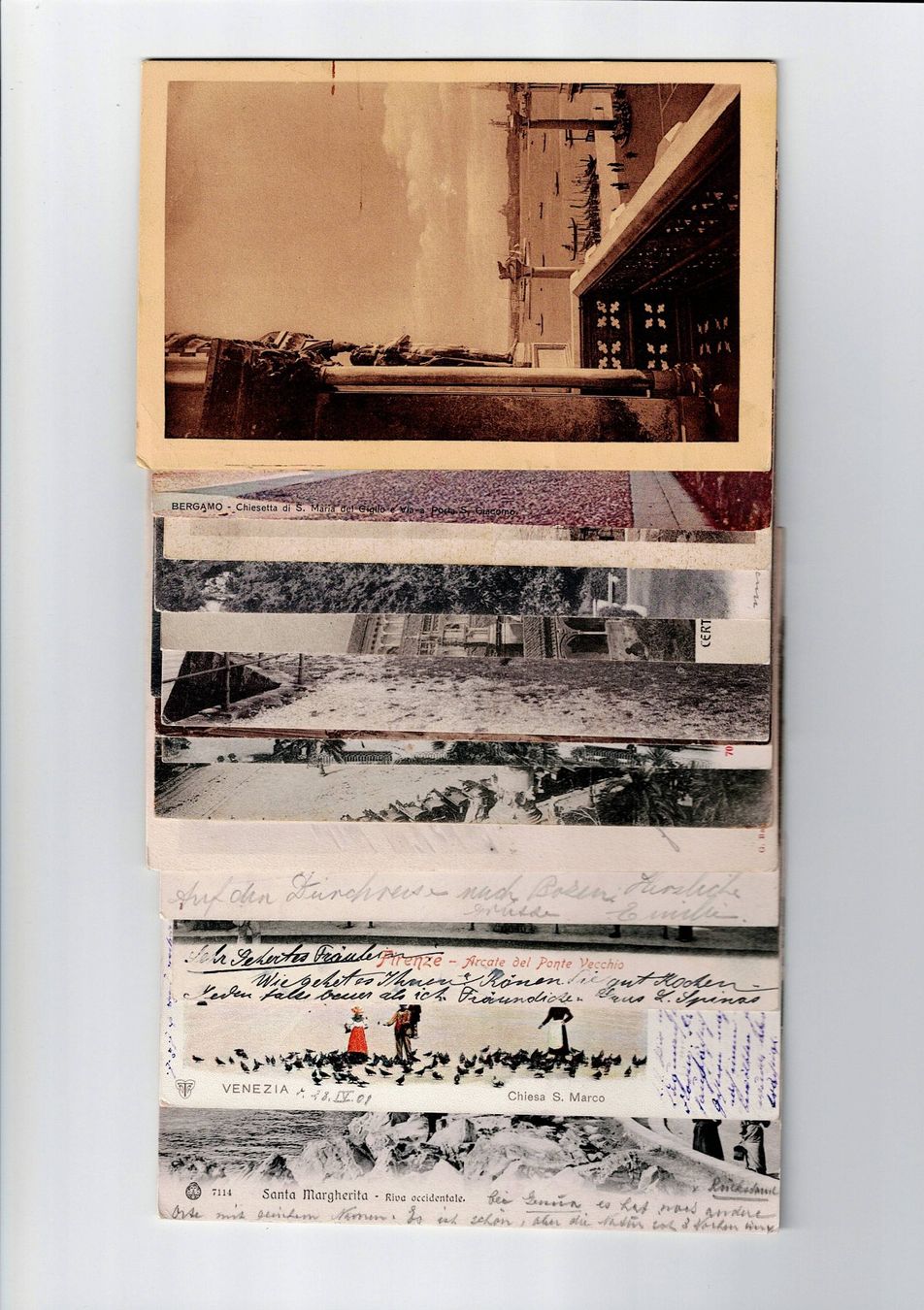 Ansichtskarten: Italien, 15 Ansichtskarten ab 1901 – Gebraucht aus Hinteregg von McCharly01