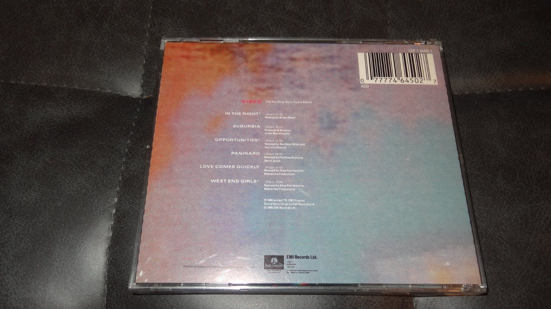 CD: Pet Shop Boys - Disco CD – Usato da Olten venduto da Disc-Ausverkauf 1