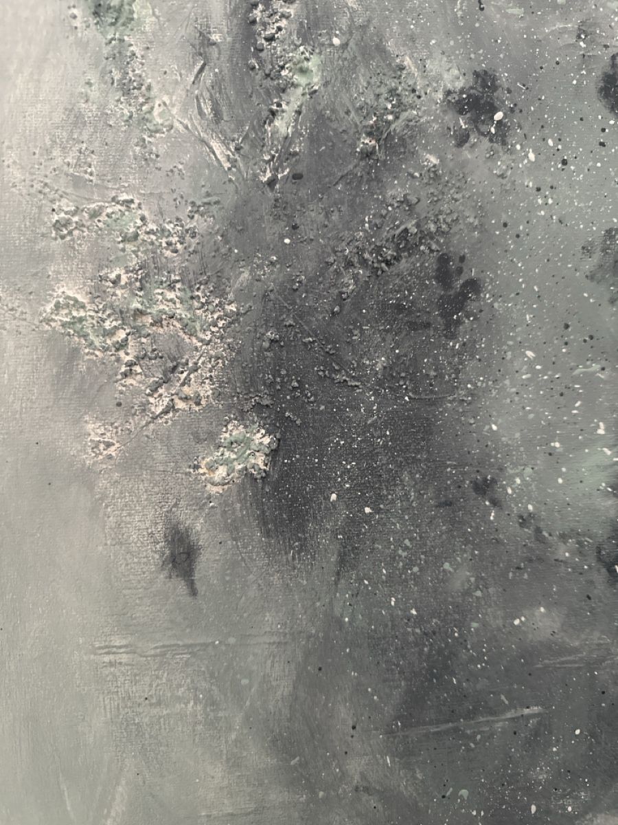 Dipinti: Acrylbild grau/mint – Usato da Hägendorf venduto da chica12 1