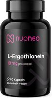 L-Ergothionein 10mg – 60 Kapseln – Hochdosiert & Vegan