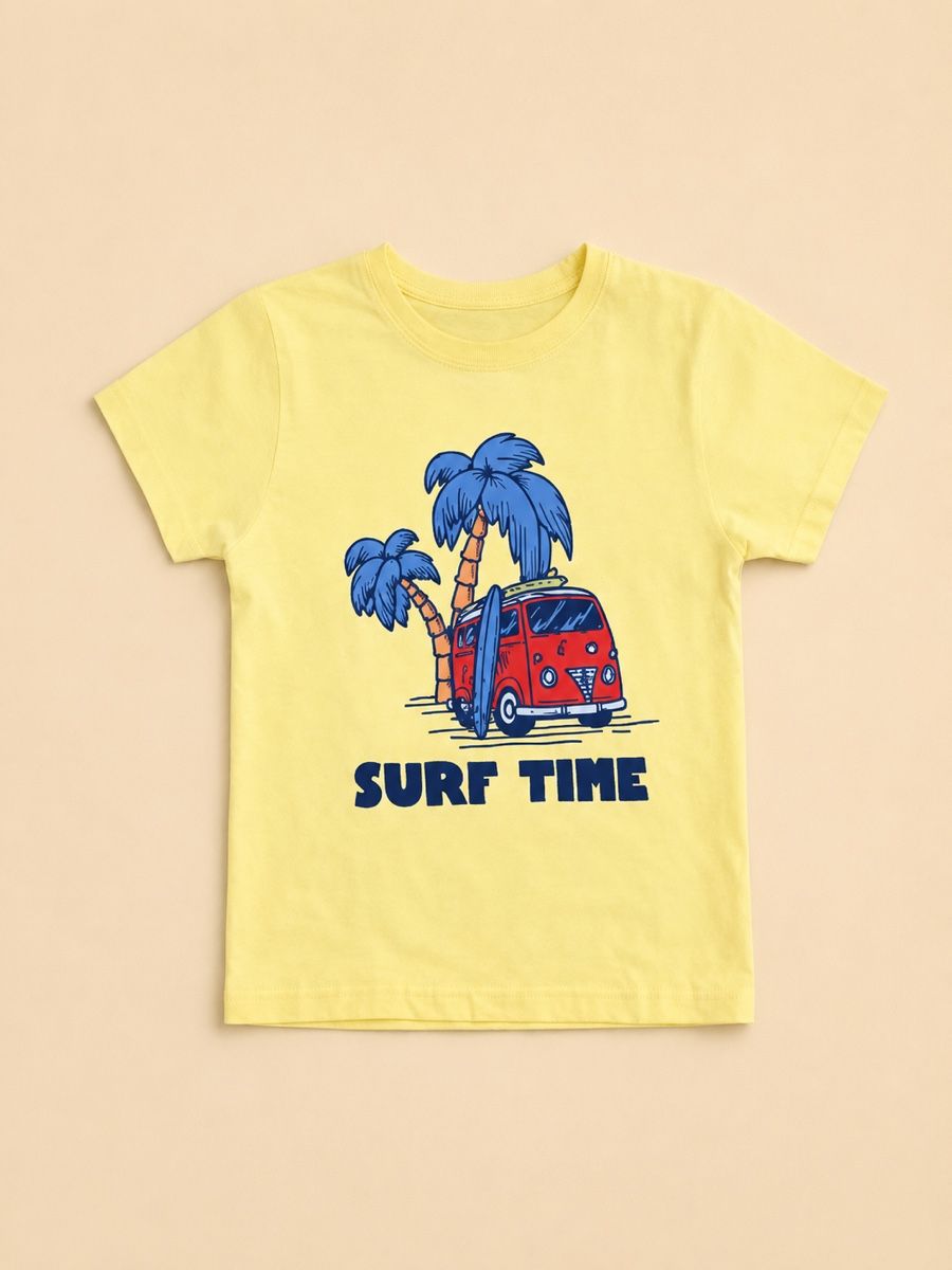 Camicie, T-shirt & Polo: T-SHIRT ENFANT SURF TIME – Nuovo (secondo la descrizione) da Lausanne venduto da mar_6snp 1