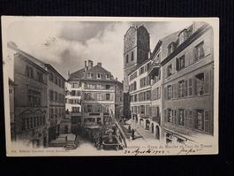 NEUCHATEL 1902 - CARTE ANIMEE
