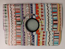 Galaxy Tab 3, 10.1" Hülle Case Etui mit Aztek-Muster drehbar
