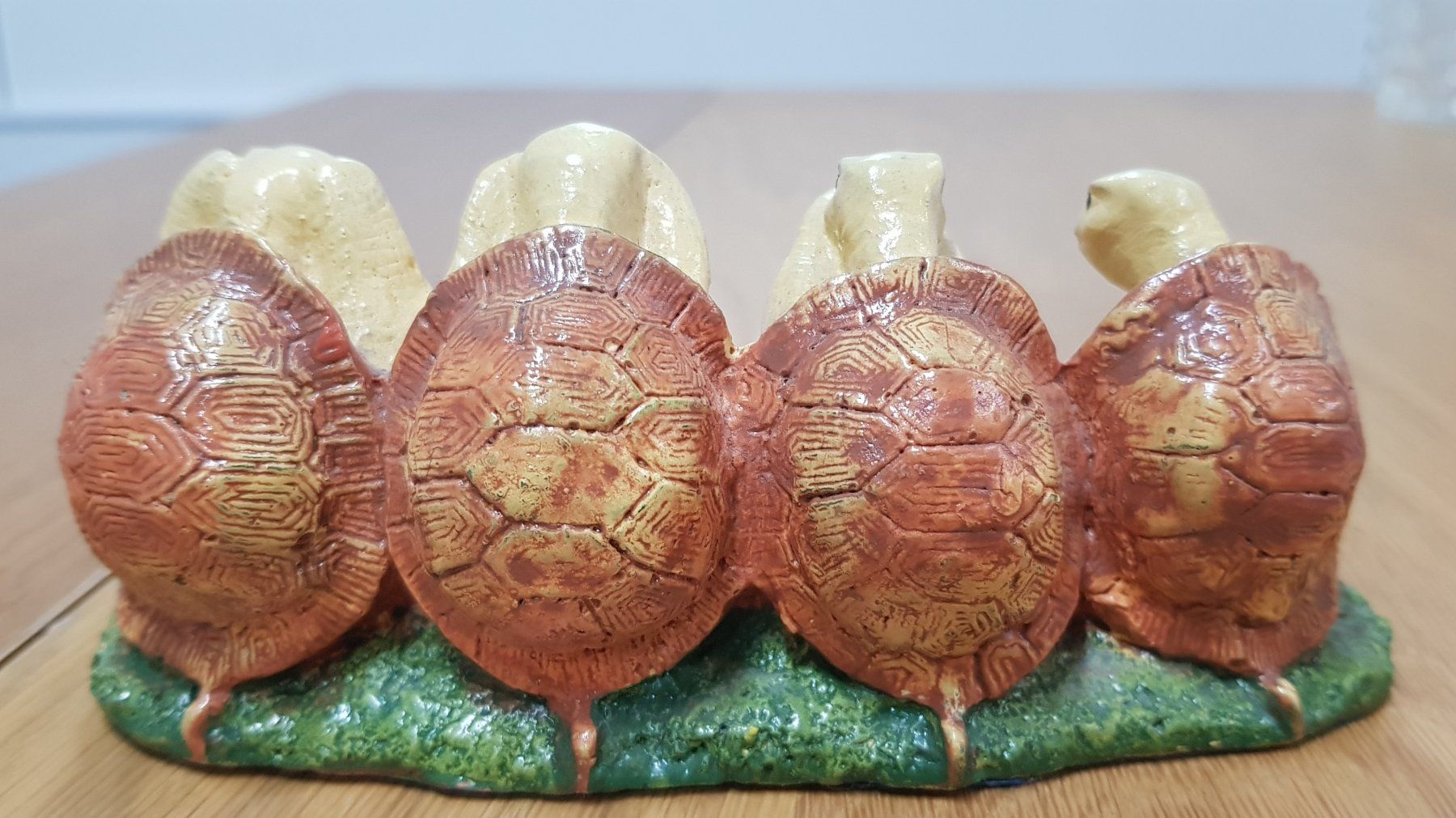 Statuette: Figur 4 Schildkröten 13 x 5 cm – Usato da Figino venduto da mayam63 1