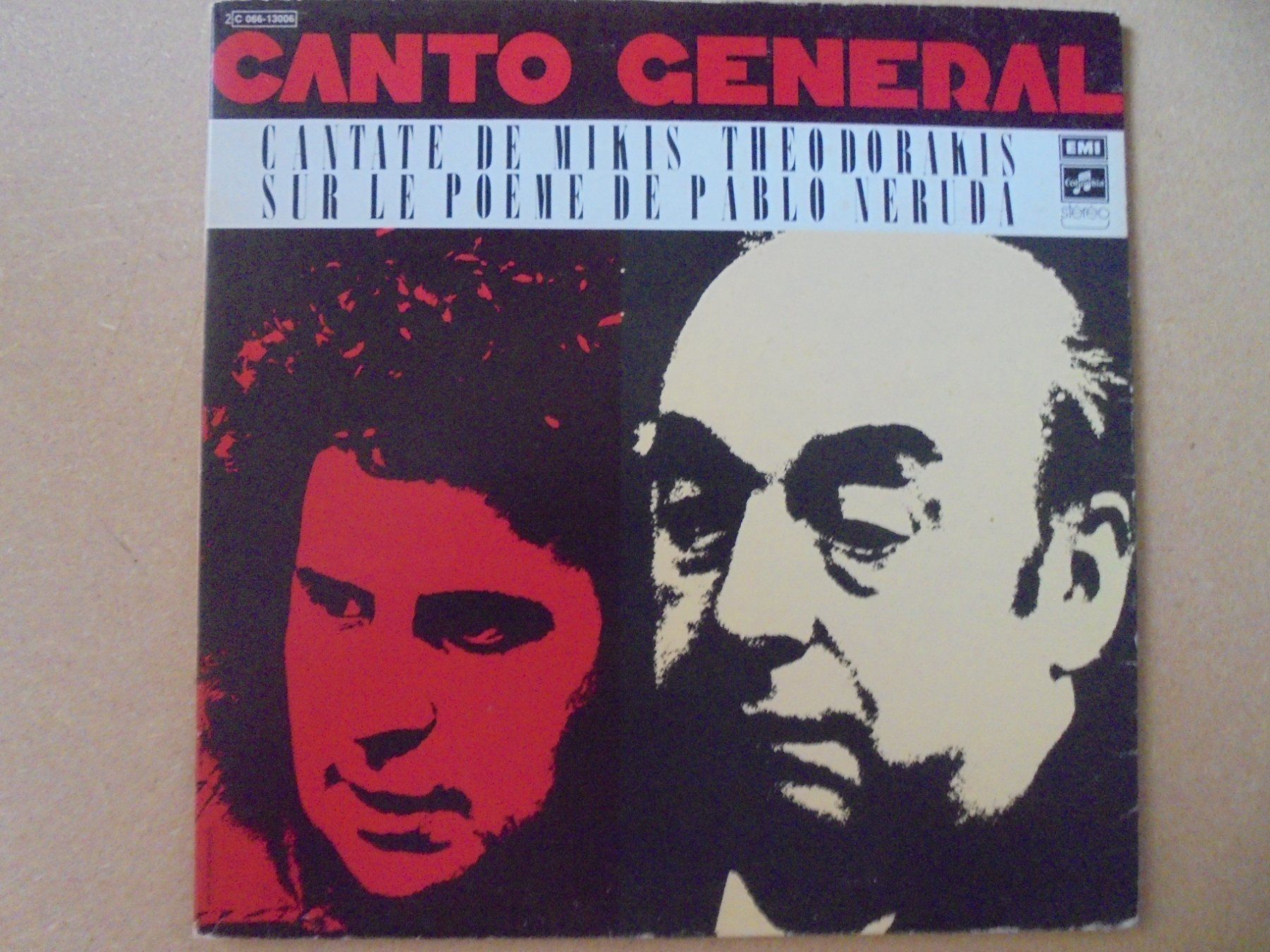 Dischi in vinile: Mikis Theodorakis " Canto General, Pablo Neruda " LP 1975 – Usato da Crissier venduto da Promopost