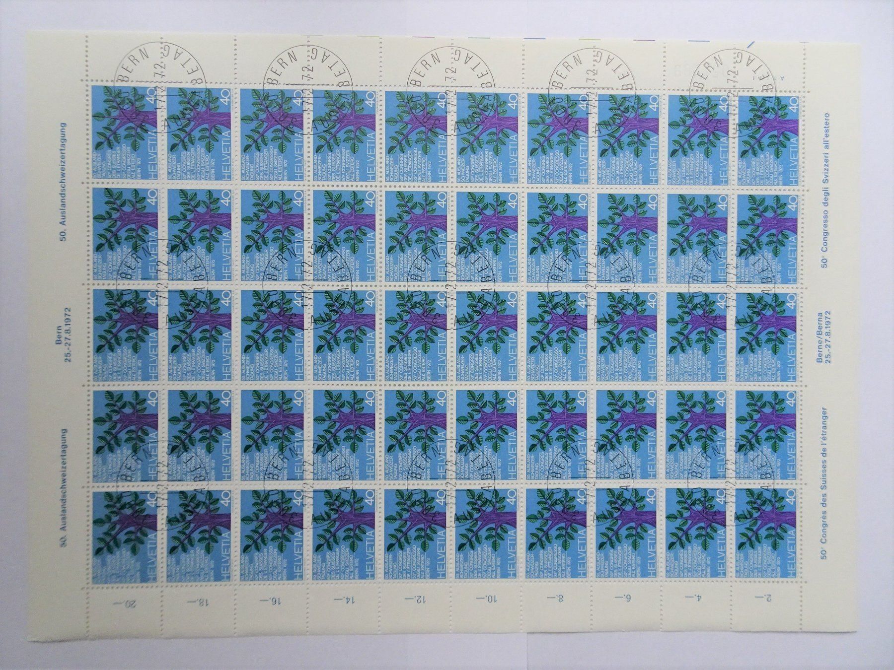 Tous les timbres: 1972 – Neuf (Voir description) à Aadorf par Chnorli-Furz