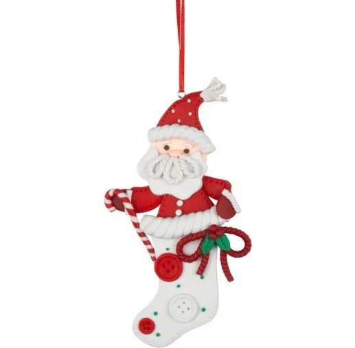 Tutte le decorazioni: Baumschmuck Samichlausstiefel mit Weihnachtsfiguren – Nuovo e nell'imballaggio originale da Basel venduto da Seifehuesli 4
