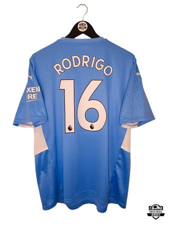 RODRIGO #16 Original Manchester City 2021-22 Home