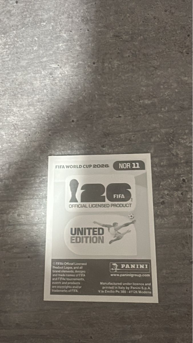 Panini Carte collezionabili: NOR 11 , FIFA WORLD CUP 2026 PANINI – Nuovo (secondo la descrizione) da Frauenfeld venduto da 1PegPeg1 1
