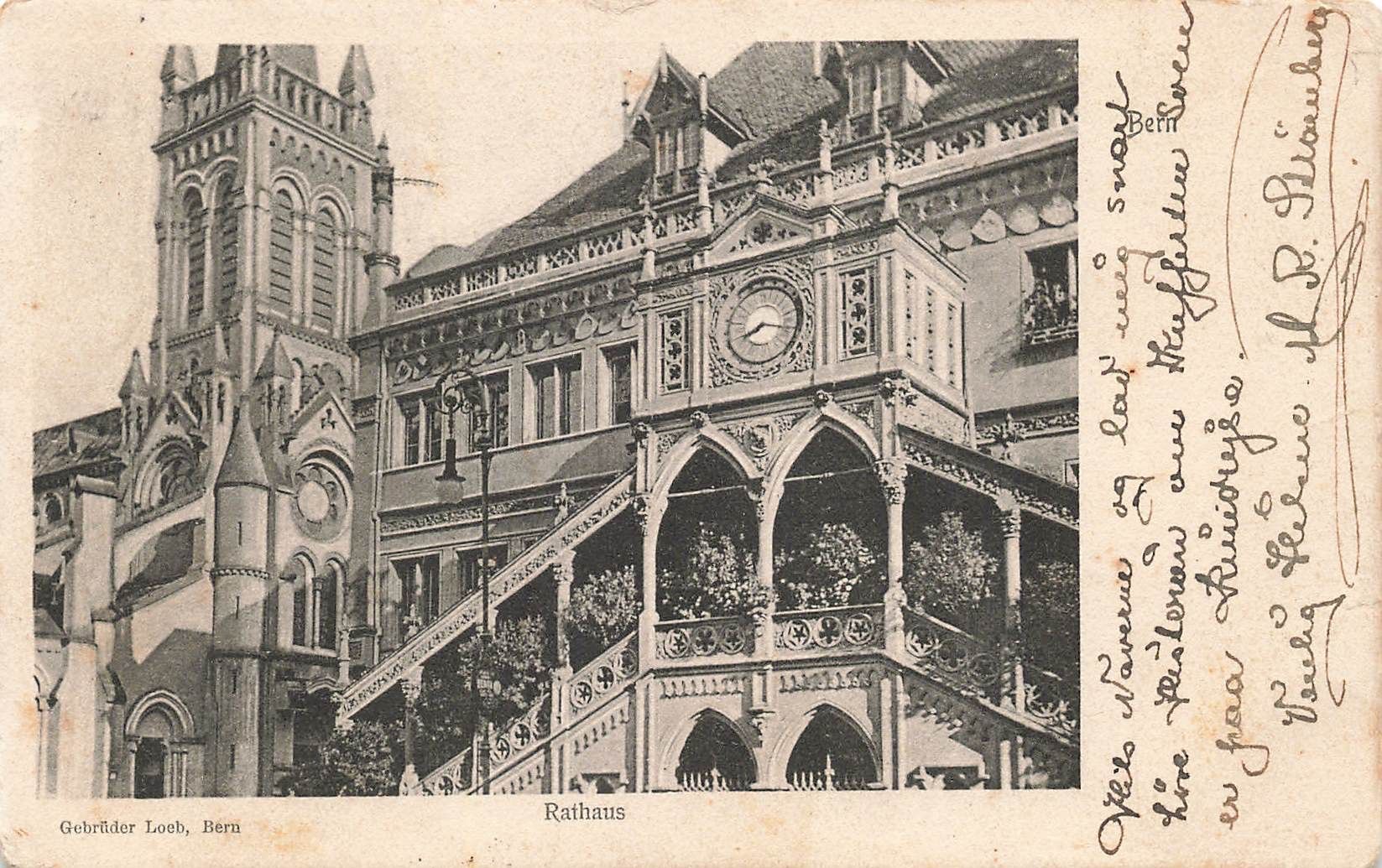 Cartoline postali: Bern Rathaus – Usato da Biasca venduto da Blenio71