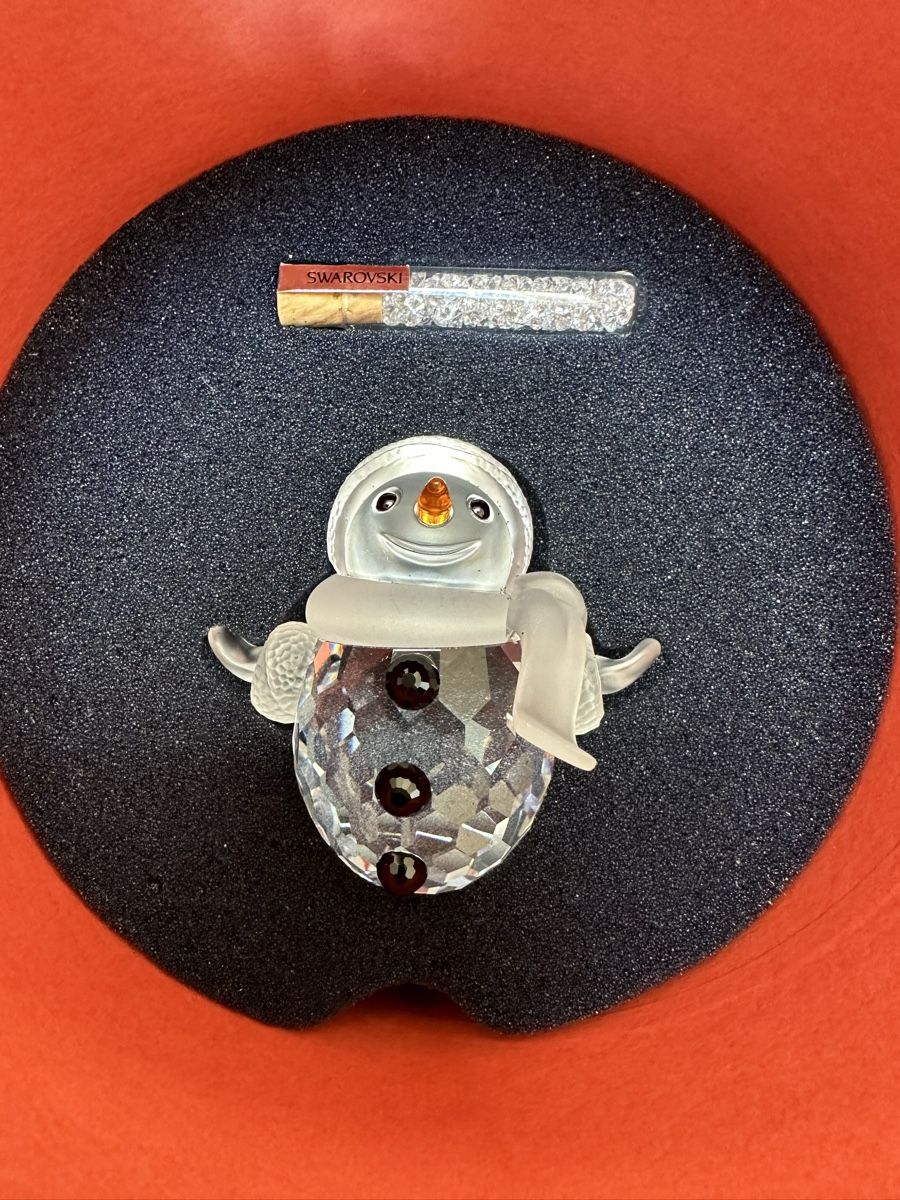 Swarovski Statuette: Swarovski Schneemann NEU – Nuovo e nell'imballaggio originale da Triesen venduto da zeysel