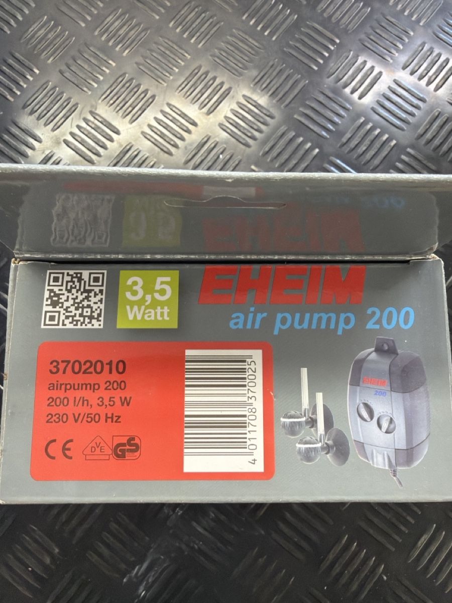 Eheim Pompe: EHEIM air pump 200 neu 3,5 Watt – Nuovo e nell'imballaggio originale da Oetwil an der Limmat venduto da Switz-3D 1