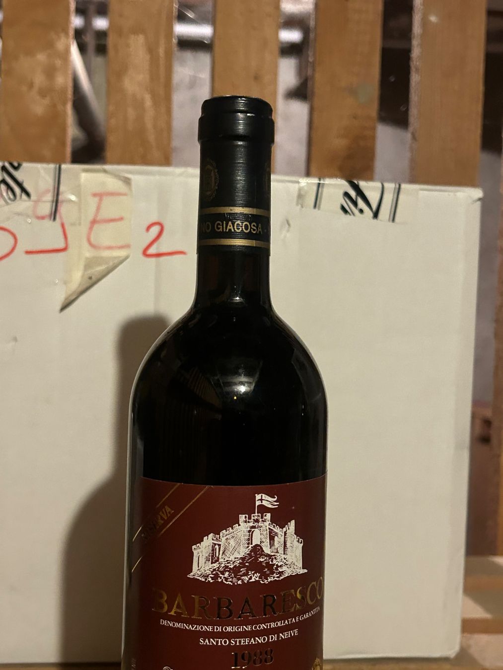 Vino: BRUNO GIACOSA Barbaresco Santo Stefano Riserva 1988 – Nuovo (secondo la descrizione) da Roche VD venduto da avediscipule 2