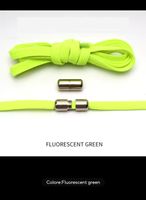 Flacker Grün neon elastische Schnürsenkel mit Schrauben‪‪