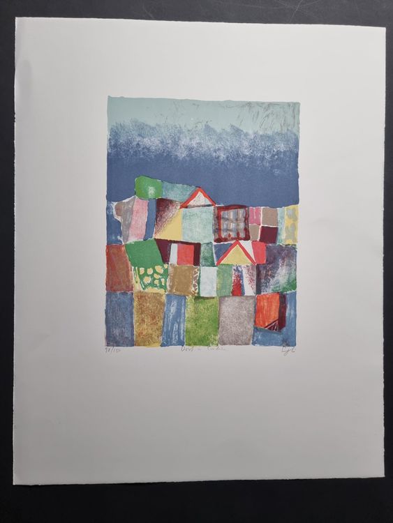 HANS EGLI LITHOGRAPHIE SIGNIERT NUMMERIERT 2