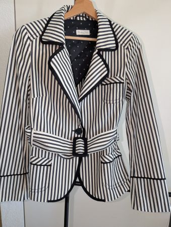 Blazer schwarz-weiss, Massimo Dutti, Gr. S