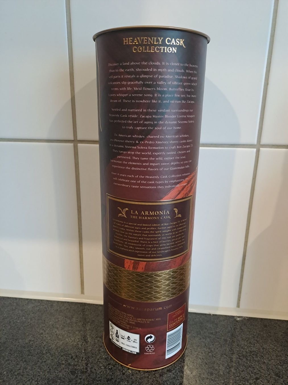 Zacapa Bevande alcoliche: Ron Zacapa Centenario La Armonia Limited Release Nr. 3 – Nuovo e nell'imballaggio originale da Elsau venduto da Kellerraeumung 8