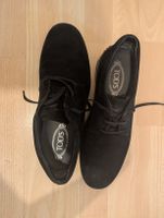 Tod's Suede Shoes Black Men's Size 43 Used , good condition