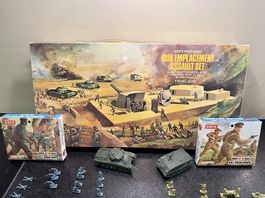 Airfix Gun Emplacement Assault Set HO/OO Vintage