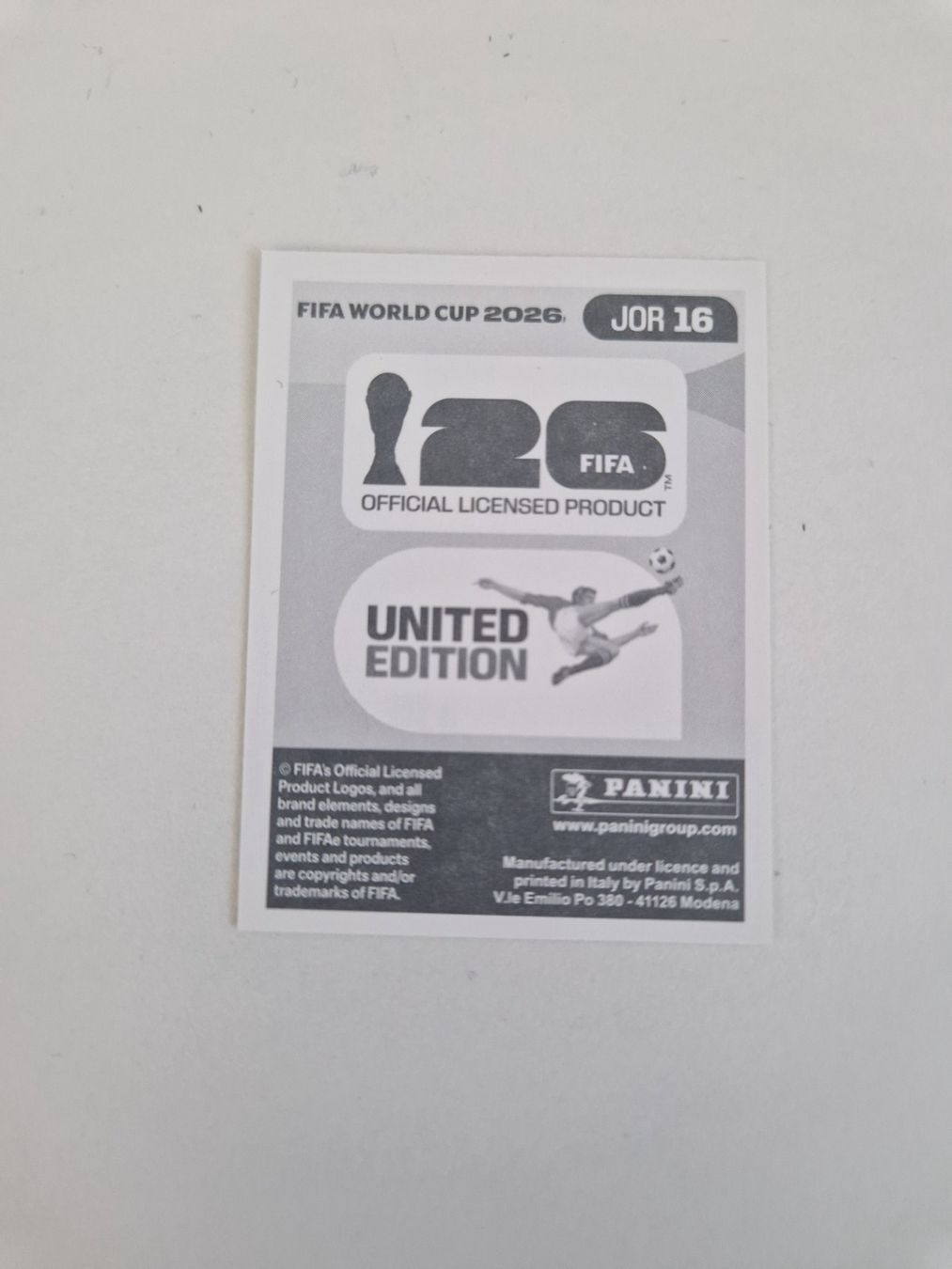 Panini Sammelbilder & Trading cards: Panini Sticker JOR16 – Neu (gemäss Beschreibung) aus Stüsslingen von white_angel86 1