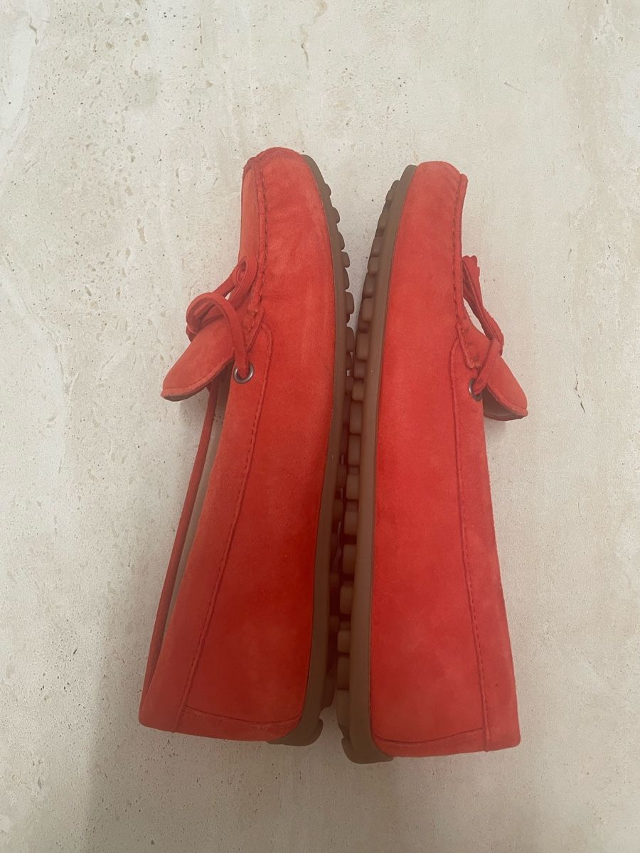 Ecco Damenschuhe: ECCO Lederschuhe 37 Rot  – Gebraucht aus uster von 2017c 4
