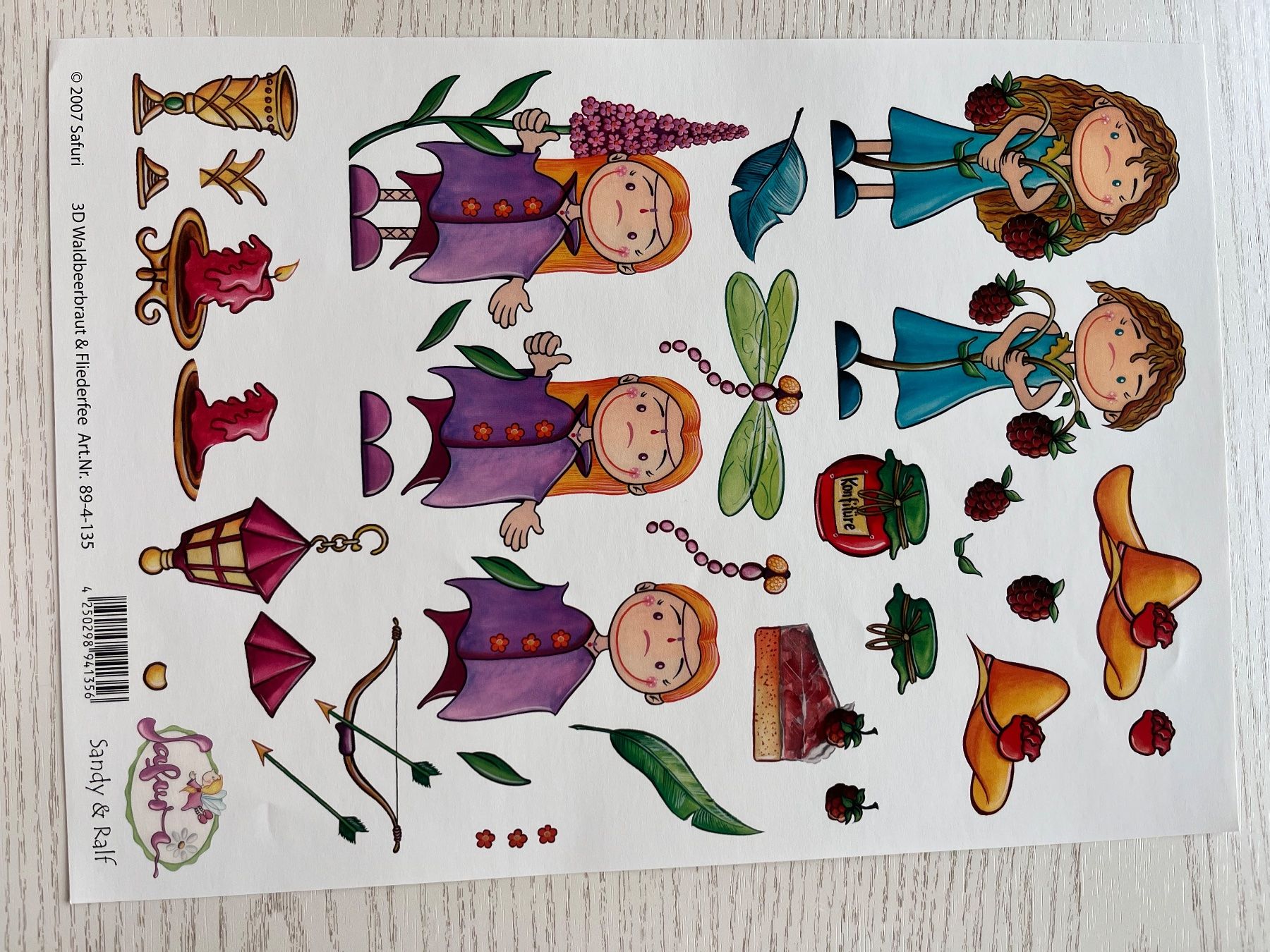 Kit bricolage: 1 Set Kartenbögen mit 9 Kinder Designs – Nuovo e nell'imballaggio originale da Büsserach venduto da bor_s88m 7