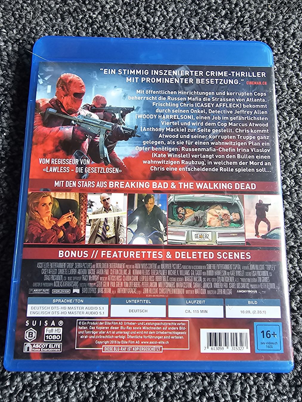 Tous les DVDs: Triple 9 Blu-ray – D'occasion à Ruswil par jan_bxl5 1