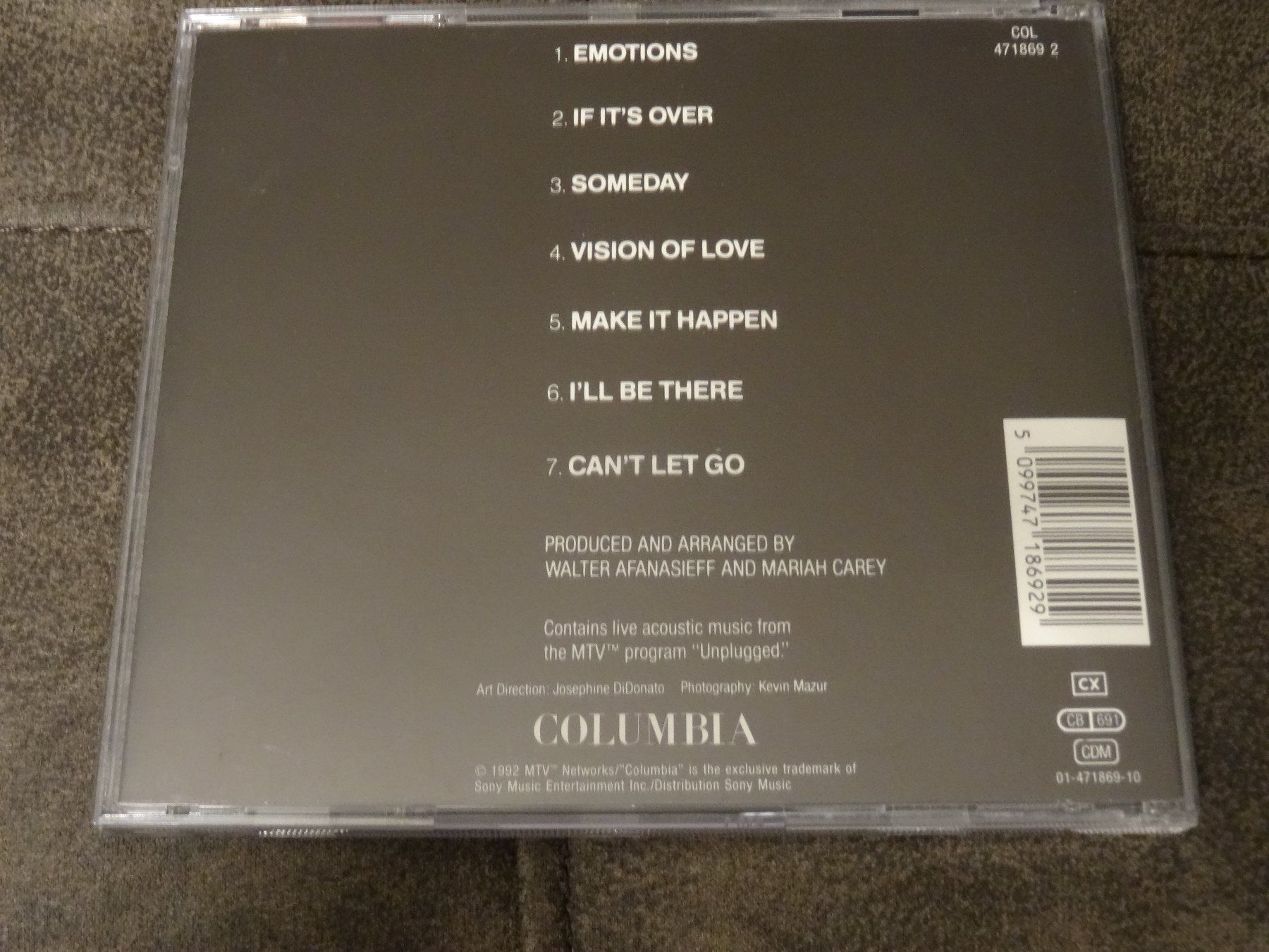 CD: Mariah Carey - Unplugged EP CD – Usato da Olten venduto da Disc-Ausverkauf 1