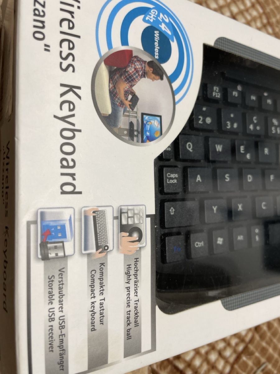 Tastiere: Wireless Keyboard Uzzano USB Plug and Play neuwertig – Nuovo e nell'imballaggio originale da Menziken venduto da Ivandy 4
