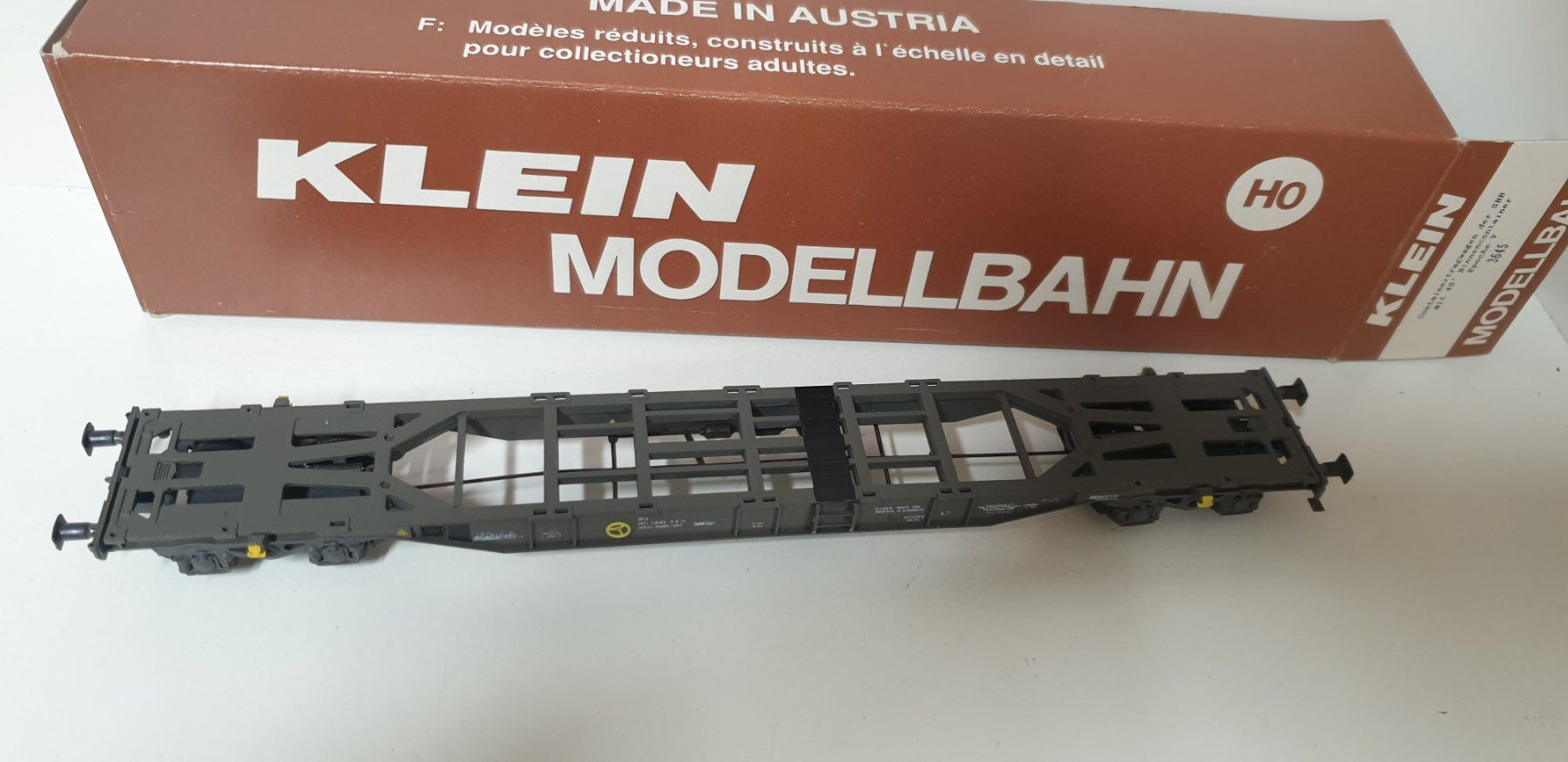 Modellini di ferrovie: Klein Modellbahn SBB Güterwagen Hupac  H0/DC – Nuovo e nell'imballaggio originale da Neuenhof venduto da ludovicco 2