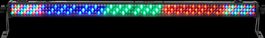 4 Stück - Stairville Led Bar 240/8 RGB DMX 30°