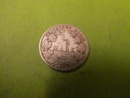 Dt. Reich 1905 A, 1/2 Silbermark