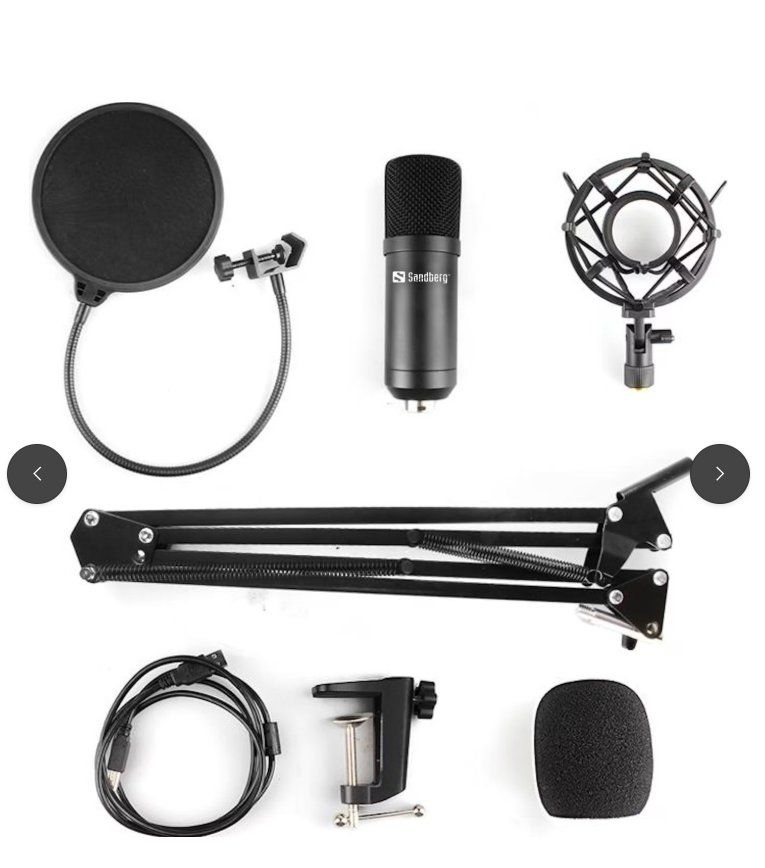 Mikrofone: Sandberg Streamer USB Microphone Kit – Neu (gemäss Beschreibung) aus Lenzburg von pp__x59j 2