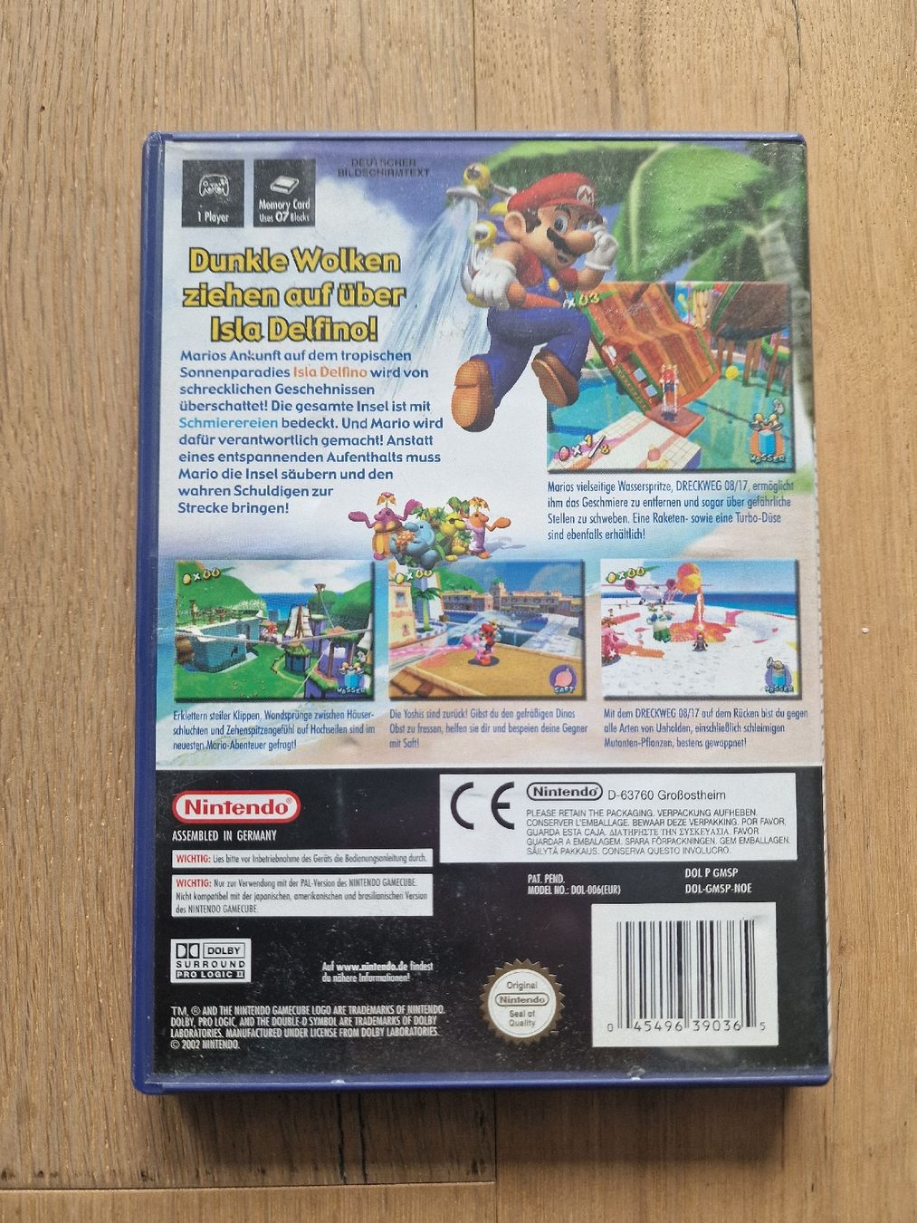 Nintendo Giochi: Nintendo Gamecube: Super Mario Sunshine - Ohne Anleitung – Usato da Fahrwangen venduto da luk_bhw7 2
