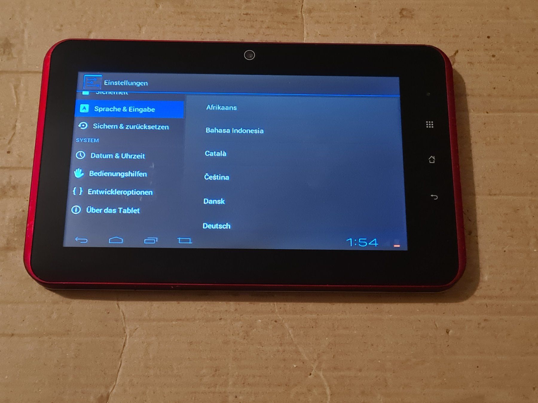 Tablet PC: Android Tablet ohne Sperre: ZT Pad Modell ICS 7" – Usato da Winterthur venduto da Opusco 3