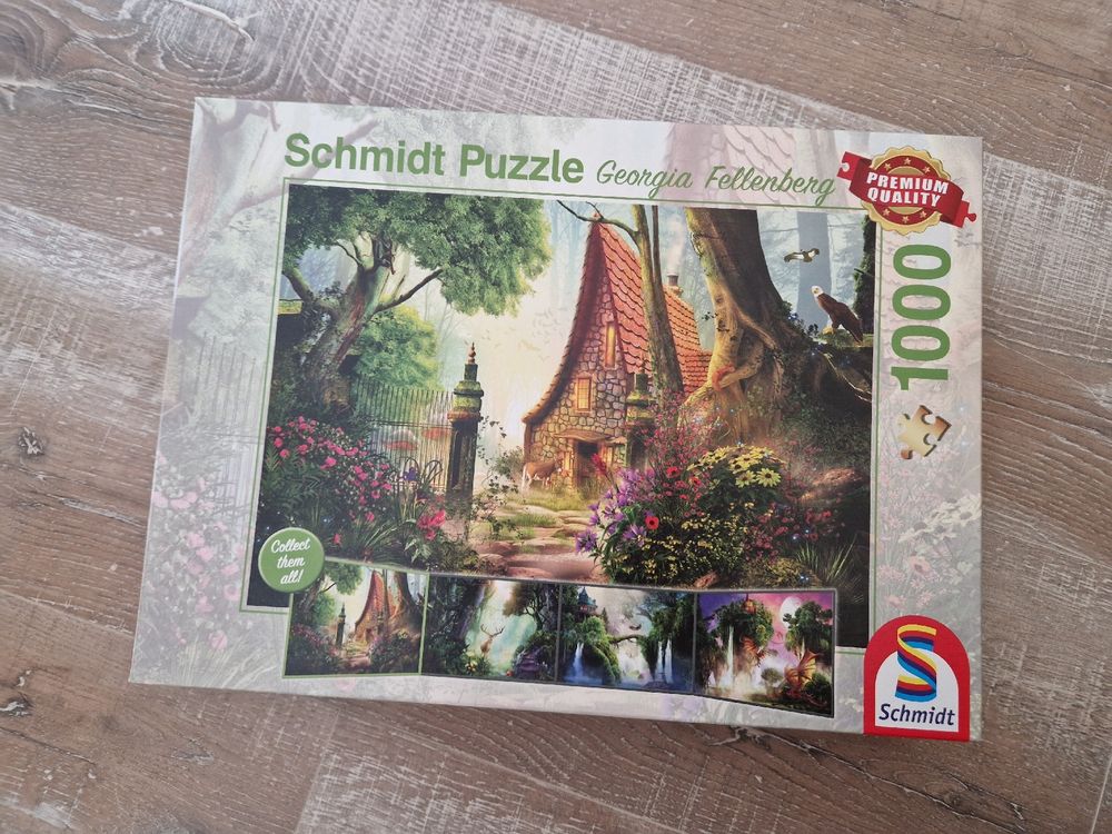 schmidt-puzzle-1000-teile-m-rchenhaus-im-wald-neu-gem-ss-beschreibung