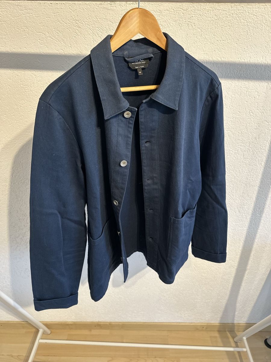 Apc Vestes: A.P.C. Overshirt Jacket Navy Blue Size M – D'occasion à Zürich par -Lj- 1