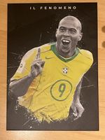 Displate Poster Ronaldo Il Fenomeno 9