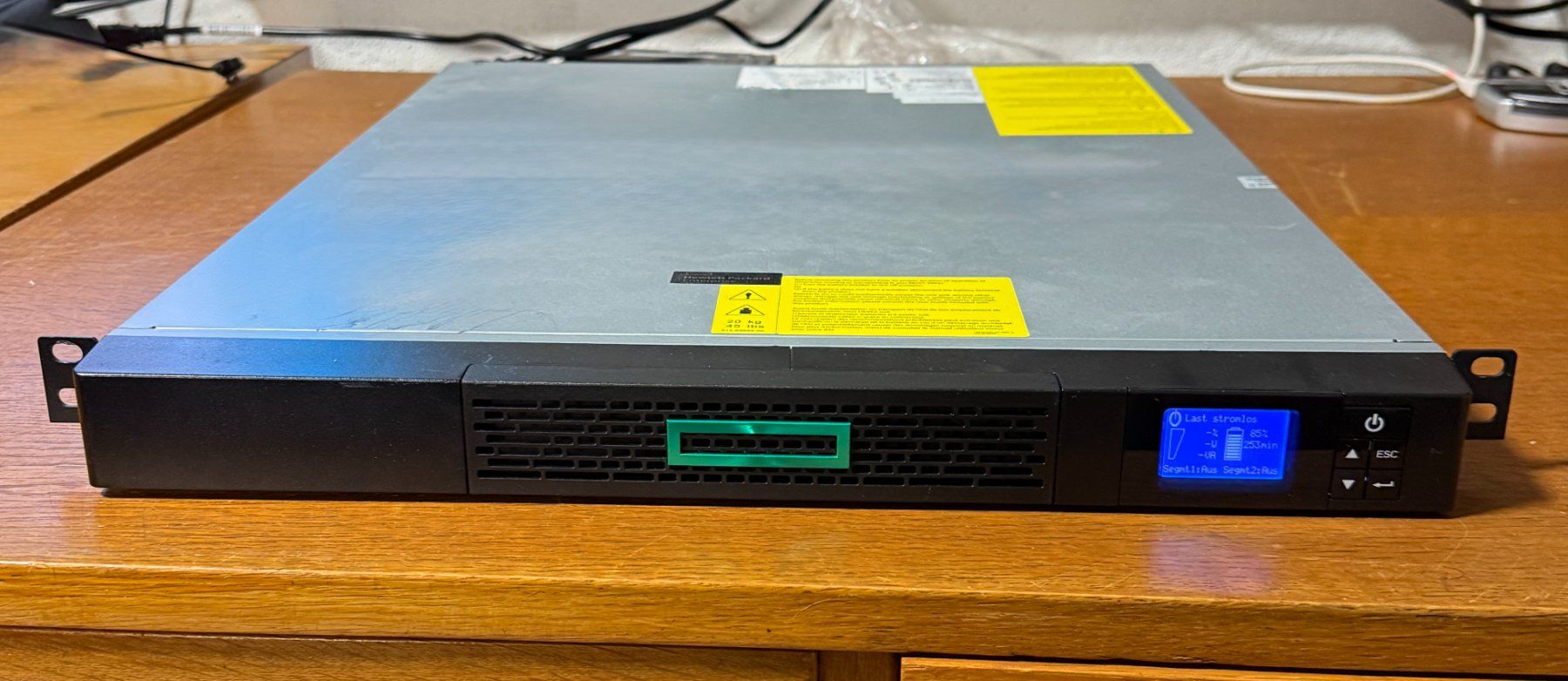 HPE R1500 G5 INTL UPS – 1500VA Rackmount USV für Server & Ne (Gebraucht ...