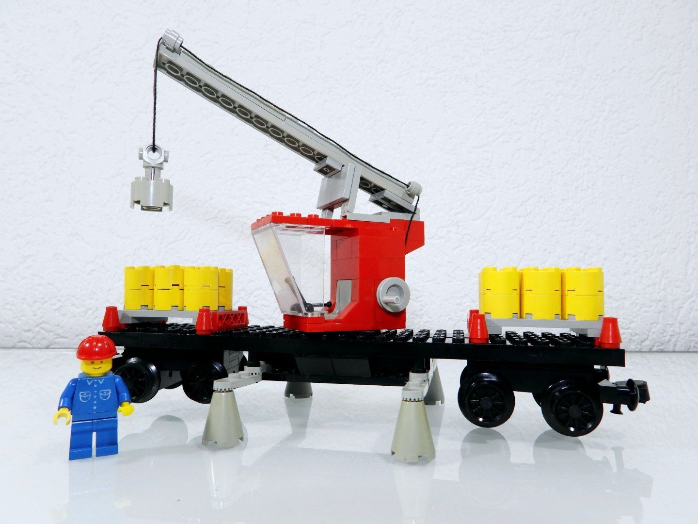 Lego Kit di costruzioni: LEGO 12 VOLT EISENBAHN 7817 KRAN WAGON – Usato da Turbenthal venduto da Ddanuh 8
