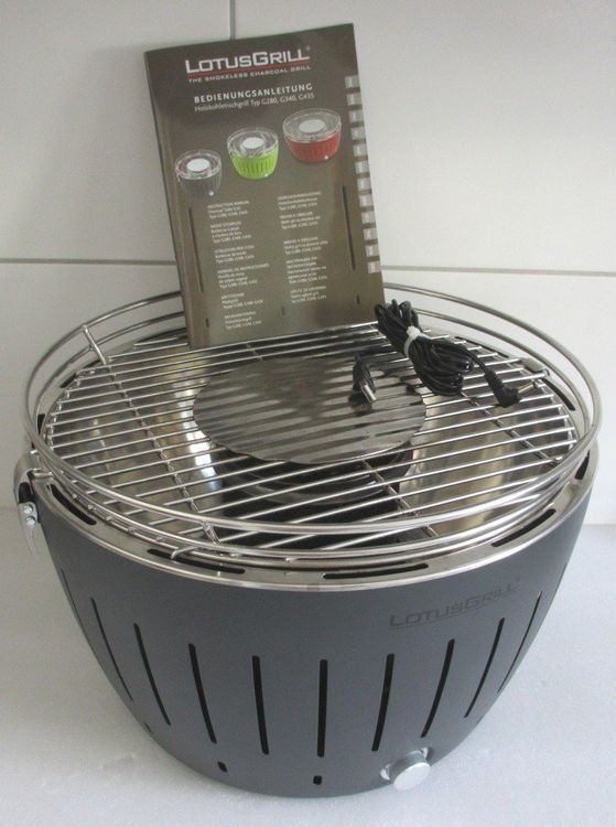 Lotusgrill Grils: LotusGrill, original,Typ G340, Farbe anthrazit, mit USB, TOP – Neuf (Voir description) à Ostermundigen par Wiku