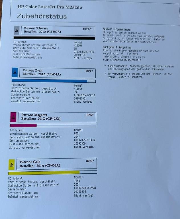 Stampanti: HP Laser Jet Color M252 dw – Usato da Kriens venduto da waedu1965 3