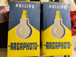 Lot de 2 Ampoules Philips Argaphot PF 308 E/21 Vintage